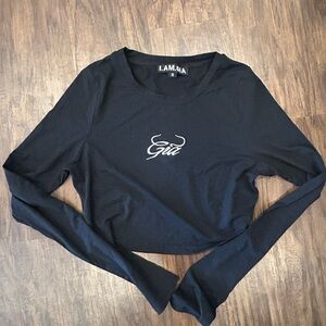 I am Gia black long sleeve